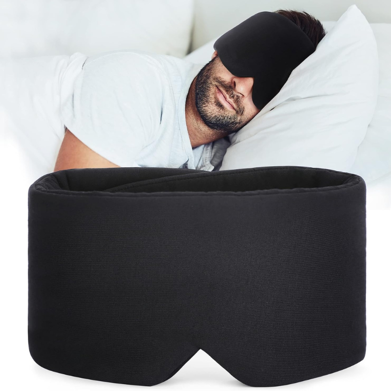 TravGo Blackout Baumwoll-Schlafmaske