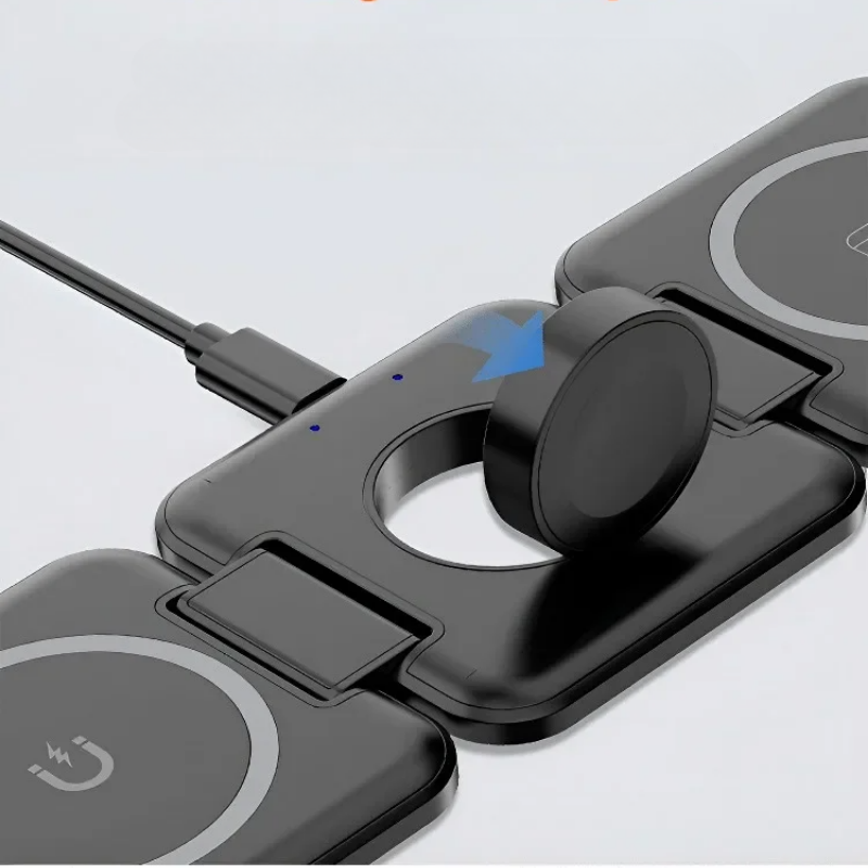 TravGo Magnetische 3-in-1 Wireless Ladestation